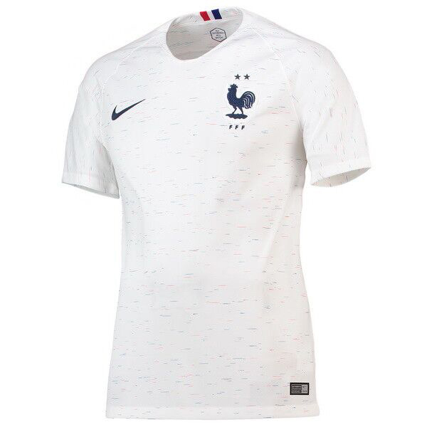 Camiseta Francia Replica Segunda Ropa Mujer 2018 Blanco