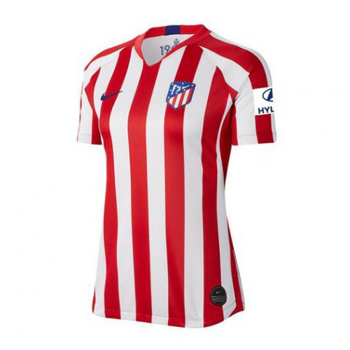 Camiseta Atlético de Madrid Replica Primera Ropa Mujer 2019/20 Rojo