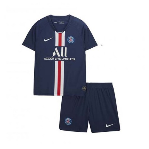 Camiseta Paris Saint Germain Replica Primera Ropa Niños 2019/20 Negro