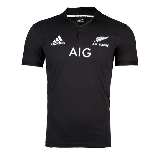 Camiseta Rugby All Blacks Replica Primera Ropa 2017/18 Negro