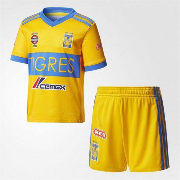 Camiseta Tigres de la UANL Replica Primera Ropa Niños 2017/18