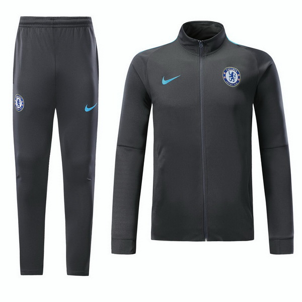 Chandal Chelsea 2017/18 Niños Gris Marino