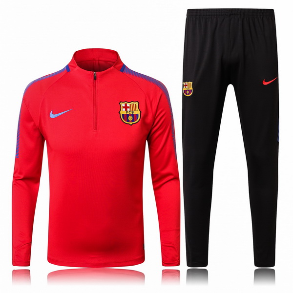 Chandal Barcelona Niños 2017/18 Negro Rojo