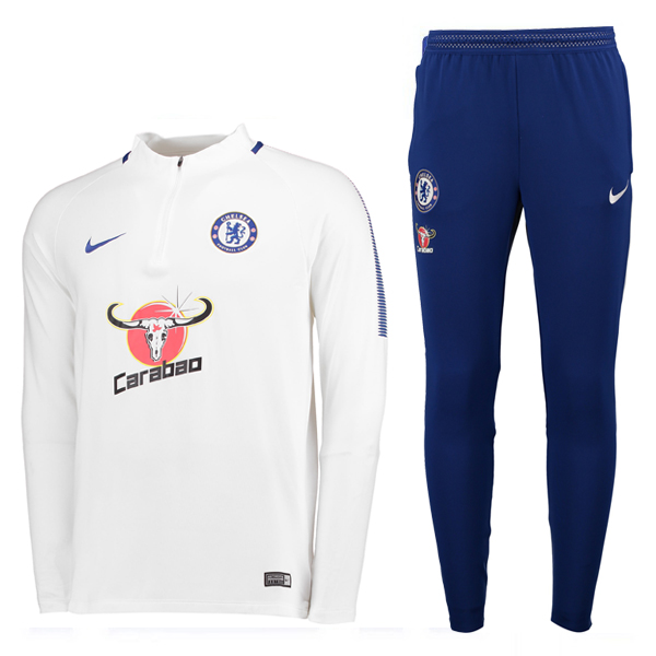 Chandal Chelsea 2017/18 Niños Azul Blanco