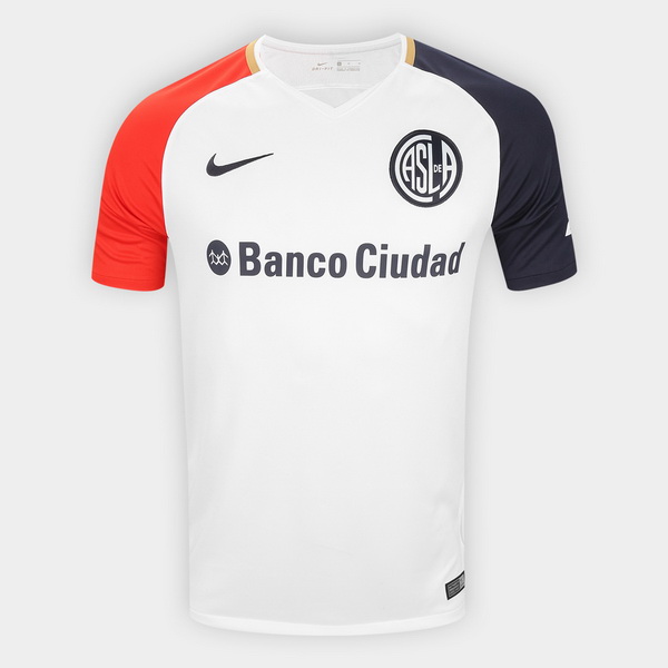 Camiseta San Lorenzo de Almagro Replica Segunda Ropa 2018/19 Blanco