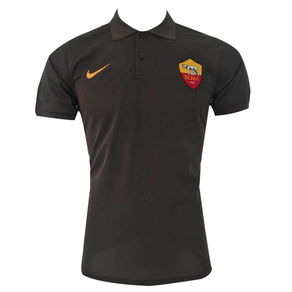 Polo AS Roma 2017/18 Negro