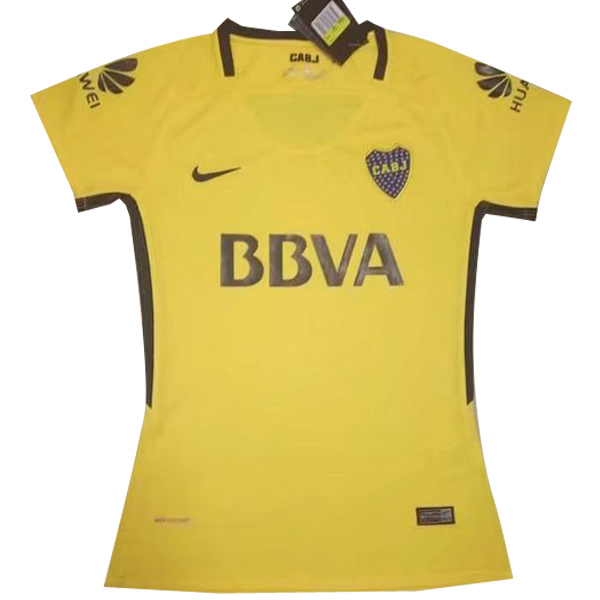 Camiseta Boca Juniors Replica Mujer Segunda Ropa 2017/18