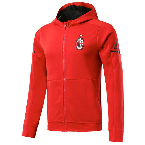 Sudaderas Con Capucha AC Milan Ninos 2017/18 Rojo